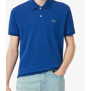 Lacoste Classic Fit Blue Short Sleeve Polo Shirt French Size 6  US XL